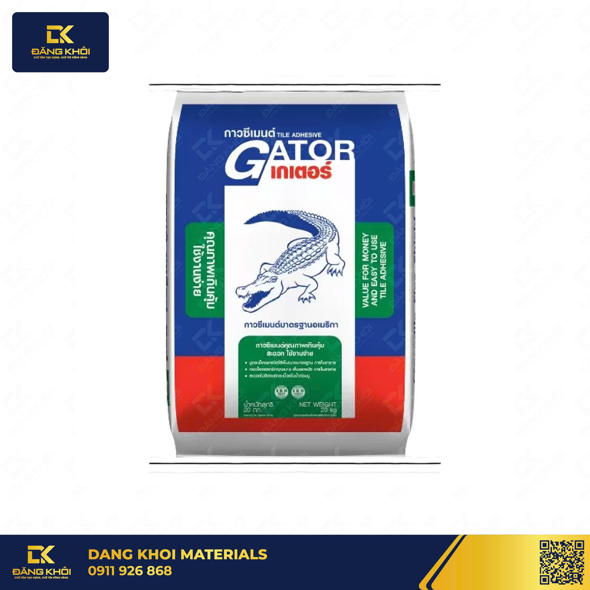 Keo dán gạch cá sấu Gator Crocodile