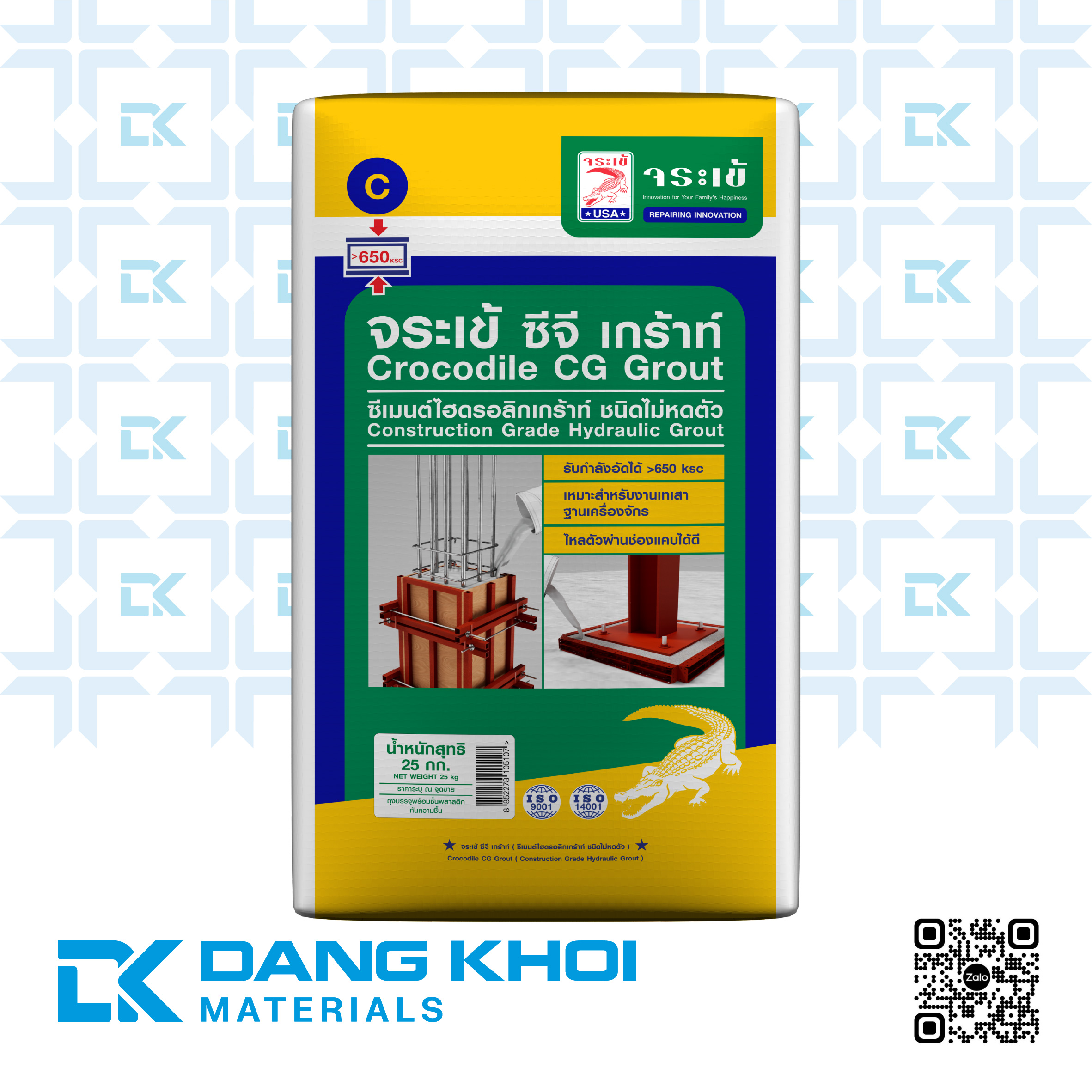 Crocodile CG Grout (Vữa rót Cá Sấu CG)