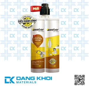 Keo chà ron Epoxy Weber Color shine