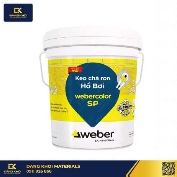 Keo chà ron hồ bơi Weber Color SP