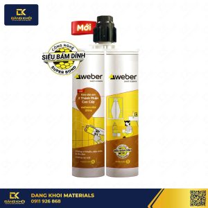 Keo chà ron Epoxy Weber Color shine