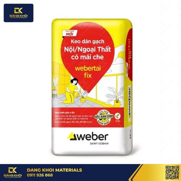 Keo dán gạch Webertai Fix
