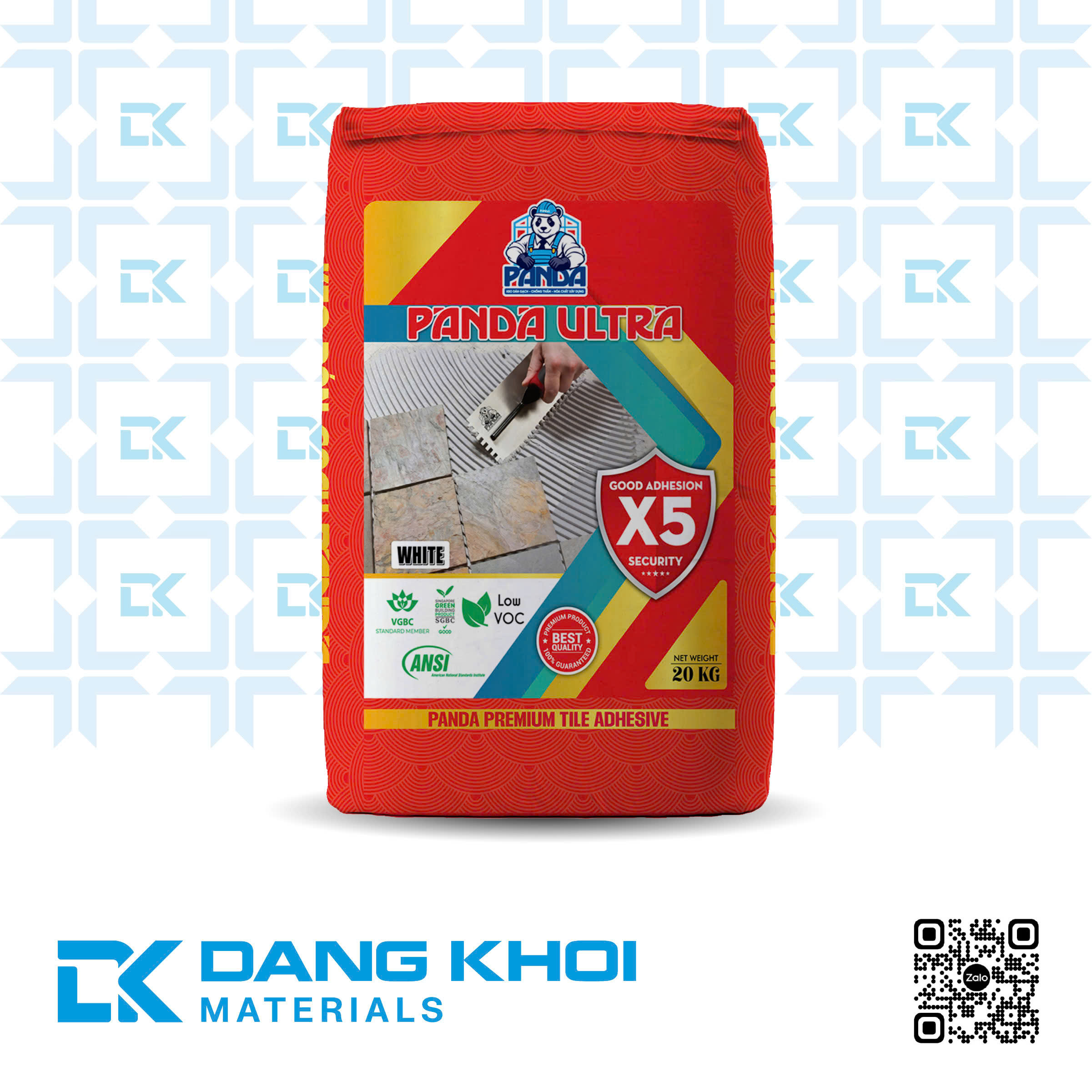 Keo dán gạch Panda Ultra (White)