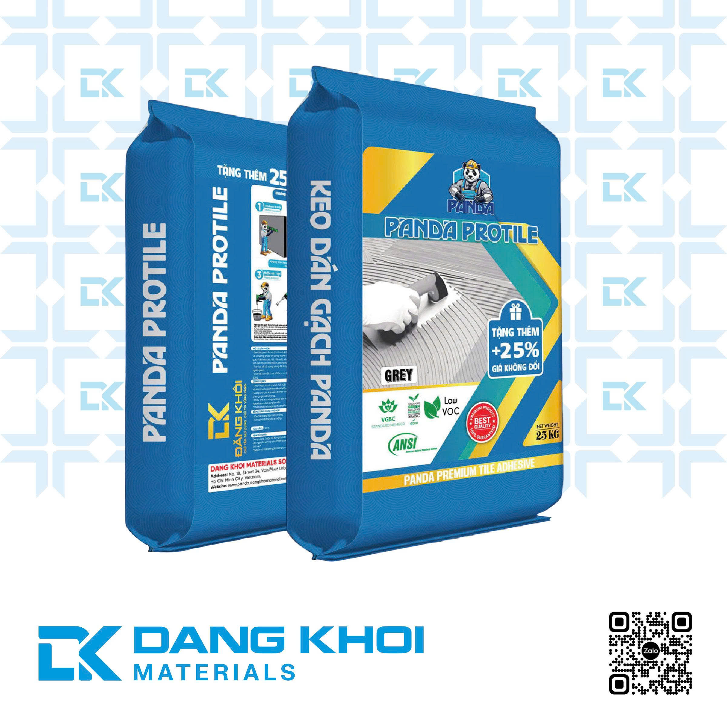 Keo dán gạch Panda Protile